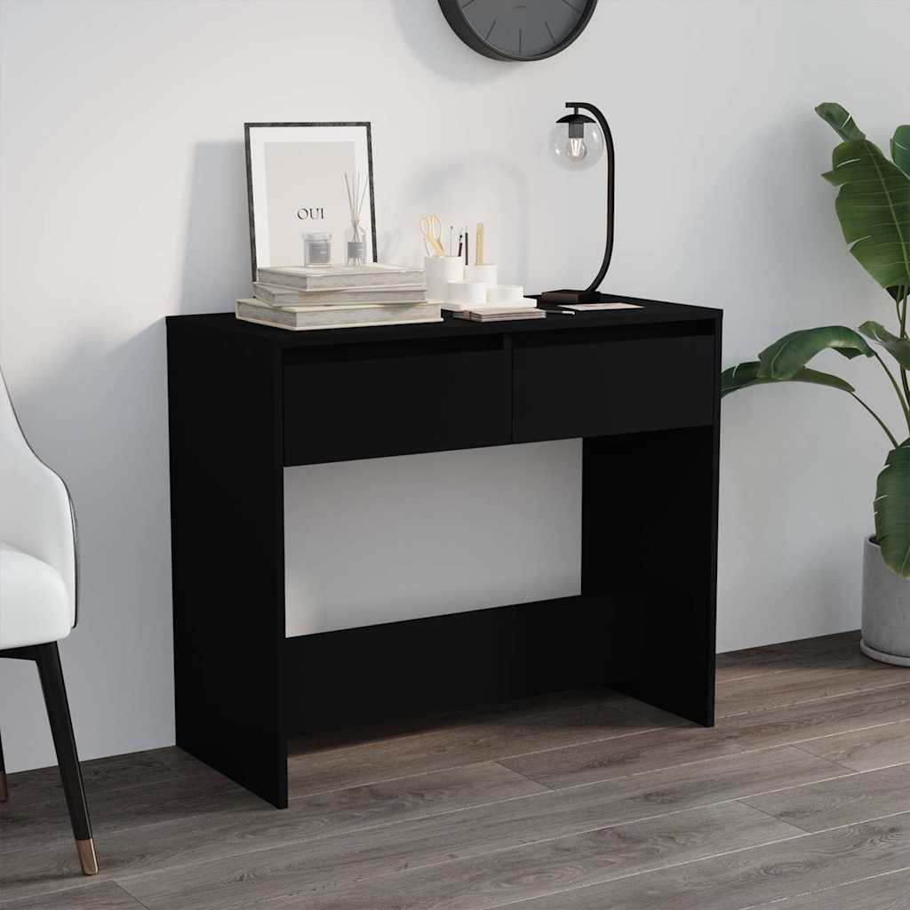 vidaXL Wandtafel 89x41x76,5 cm bewerkt hout wit