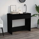 vidaXL Wandtafel 89x41x76,5 cm bewerkt hout wit