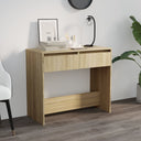 vidaXL Wandtafel 89x41x76,5 cm bewerkt hout wit