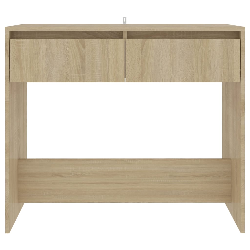 vidaXL Wandtafel 89x41x76,5 cm bewerkt hout wit
