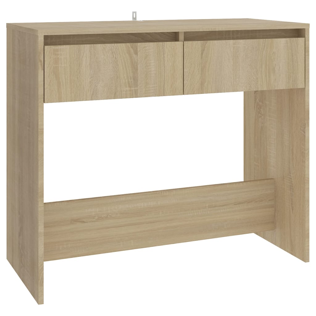 vidaXL Wandtafel 89x41x76,5 cm bewerkt hout wit