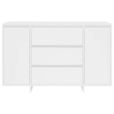 vidaXL Dressoir met 3 lades 120x41x75 cm bewerkt hout wit