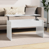 vidaXL Salontafel 102x50,5x52,5 cm bewerkt hout wit