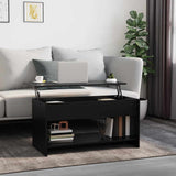 vidaXL Salontafel 102x50x52,5 cm bewerkt hout wit