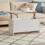 vidaXL Salontafel 102x55,5x52,5 cm bewerkt hout wit