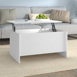 vidaXL Salontafel 102x55,5x52,5 cm bewerkt hout wit