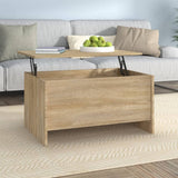 vidaXL Salontafel 102x55,5x52,5 cm bewerkt hout wit