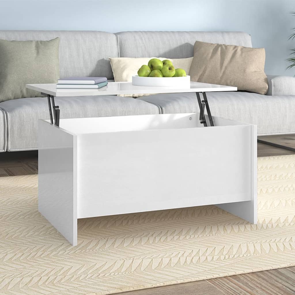 vidaXL Salontafel 102x55,5x52,5 cm bewerkt hout wit