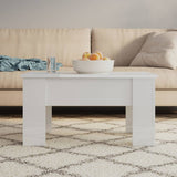 vidaXL Salontafel 101x49x52 cm bewerkt hout wit
