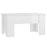 vidaXL Salontafel 101x49x52 cm bewerkt hout wit