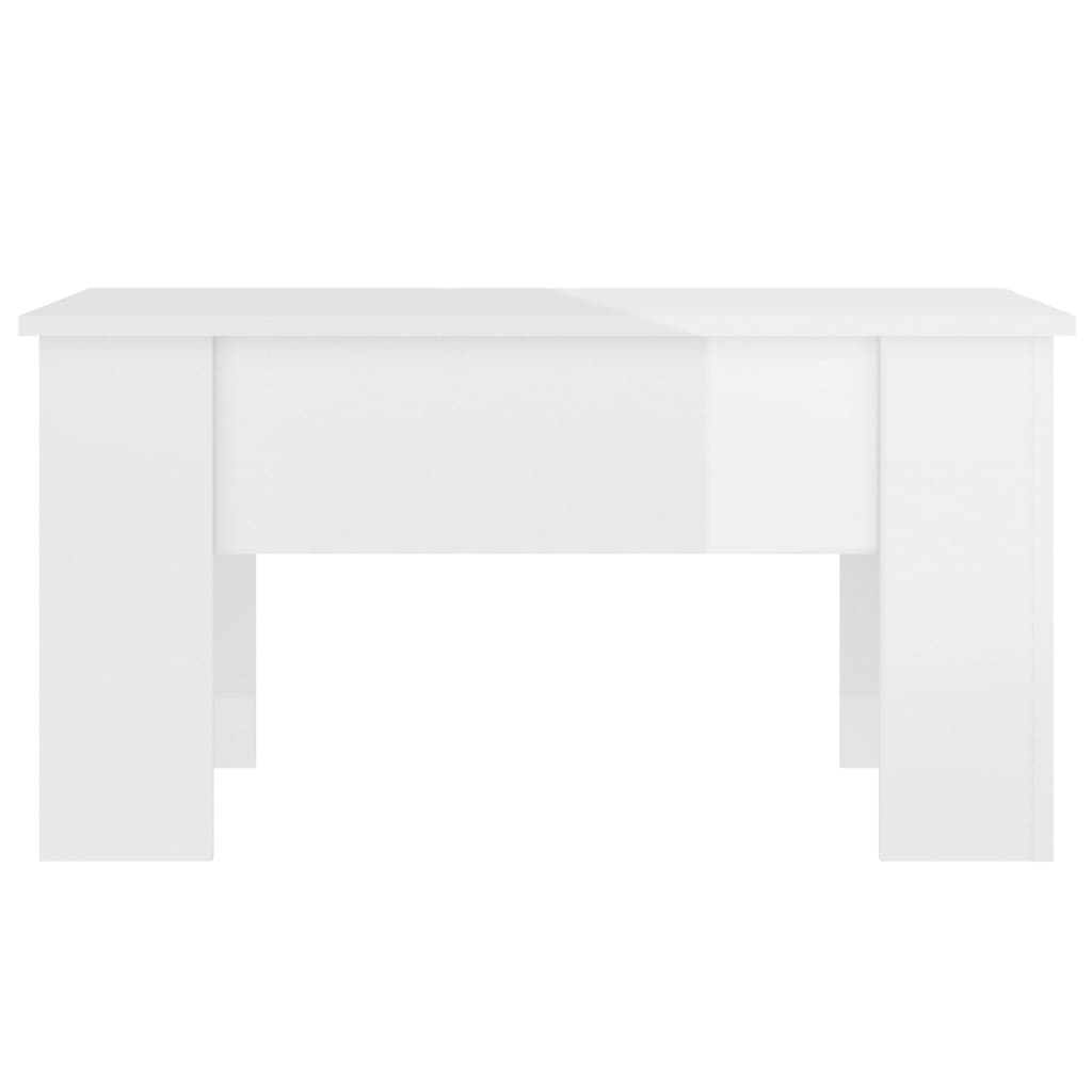 vidaXL Salontafel 101x49x52 cm bewerkt hout wit