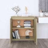 vidaXL Dressoir 70x41x75 cm bewerkt hout wit