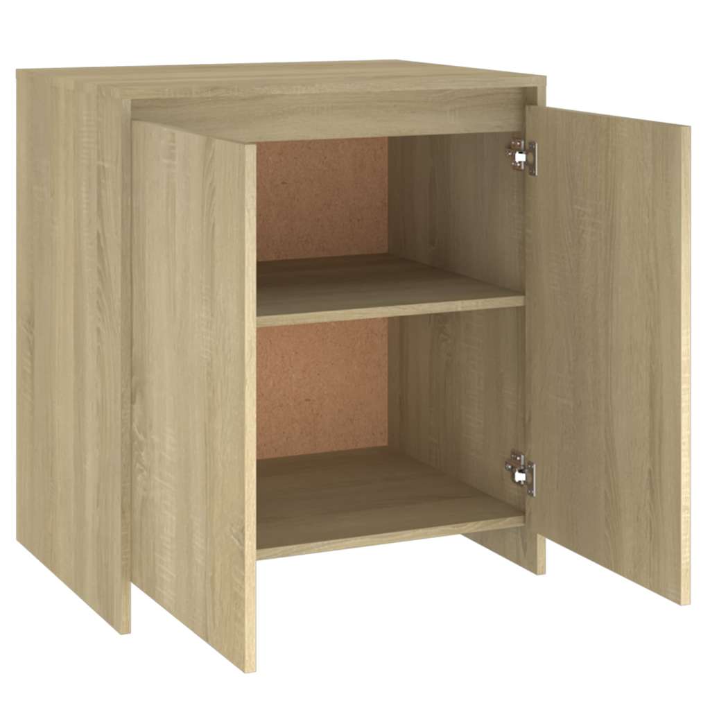 vidaXL Dressoir 70x41x75 cm bewerkt hout wit