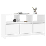 vidaXL TV Cabinet 102x37.5x52.5 cm Engineered Wood White