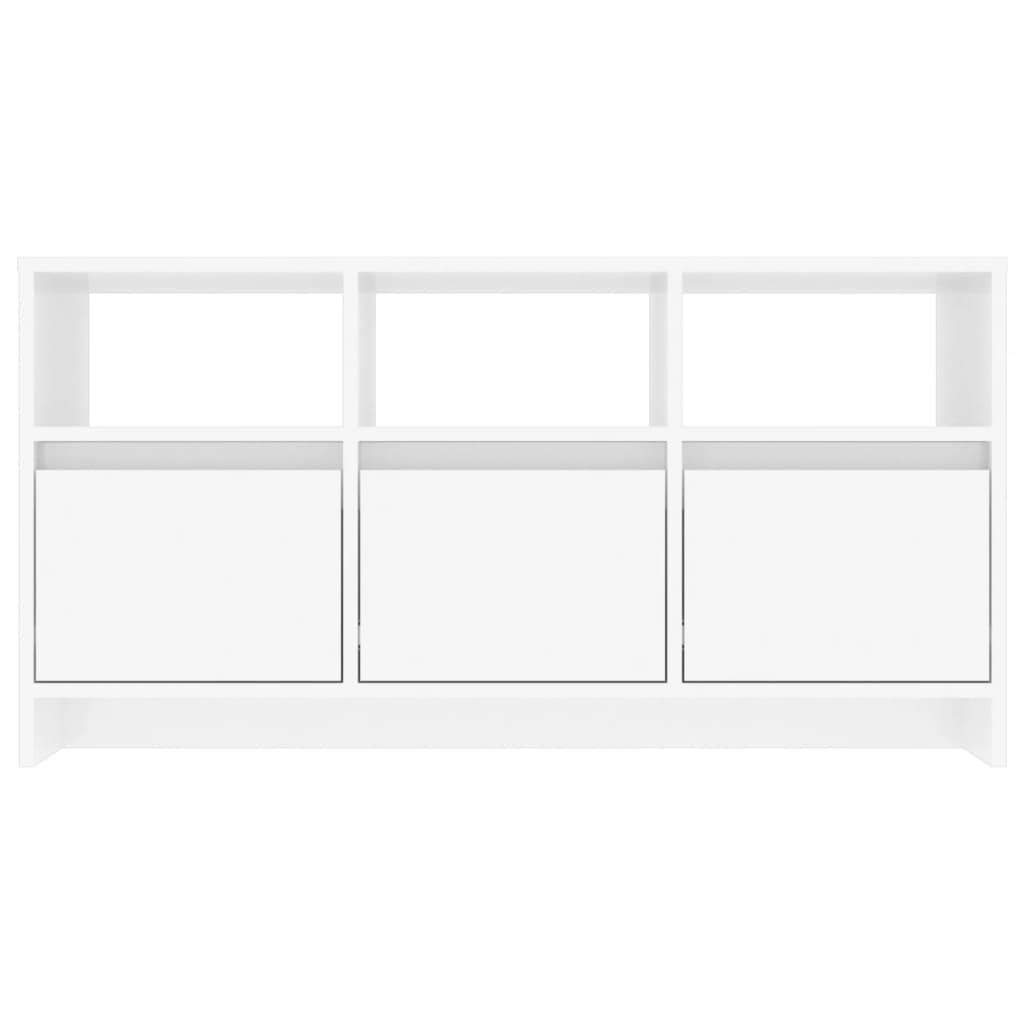 vidaXL TV Cabinet 102x37.5x52.5 cm Engineered Wood White