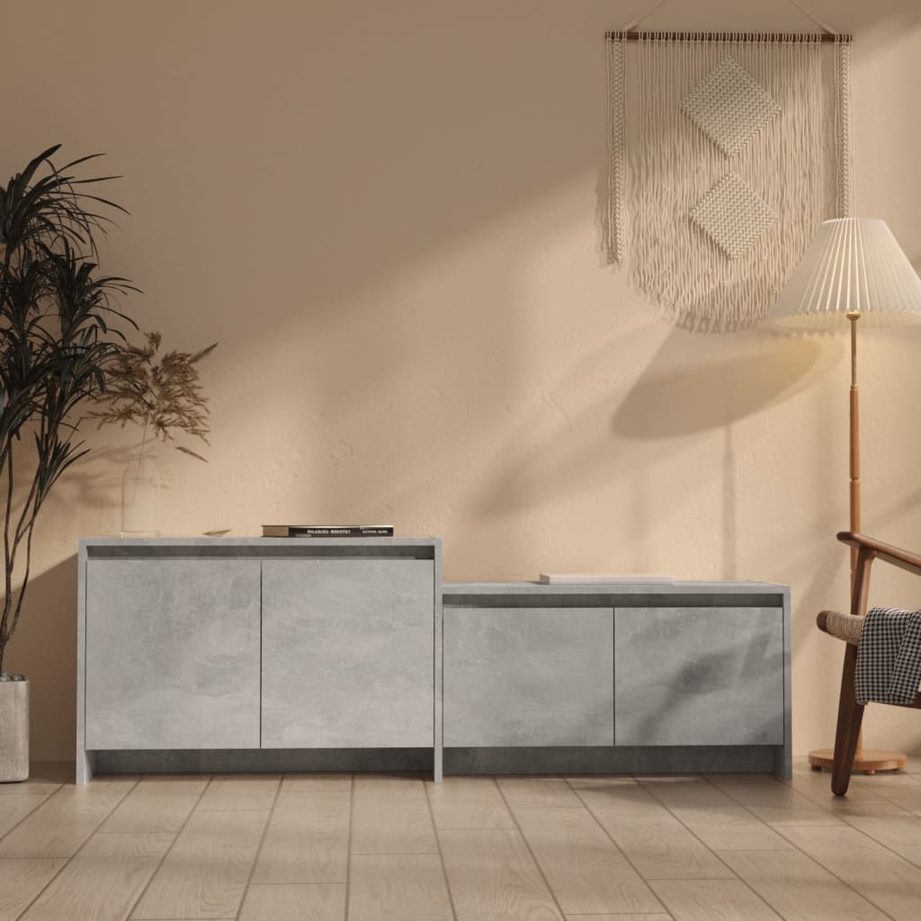 vidaXL Tv-meubel 146,5x35x50 cm bewerkt hout wit