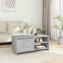 vidaXL Salontafel 102x50x45 cm bewerkt hout wit