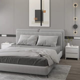 vidaXL Nachtkastje 45x34,5x44,5 cm bewerkt hout wit