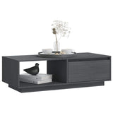 vidaXL Salontafel 110x50x33,5 cm massief vurenhout