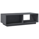 vidaXL Salontafel 110x50x33,5 cm massief vurenhout