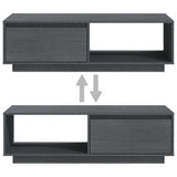 vidaXL Salontafel 110x50x33,5 cm massief vurenhout