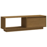 vidaXL Tv-meubel 110x30x33,5 cm massief grenenhout