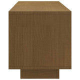 vidaXL Tv-meubel 110x30x33,5 cm massief grenenhout