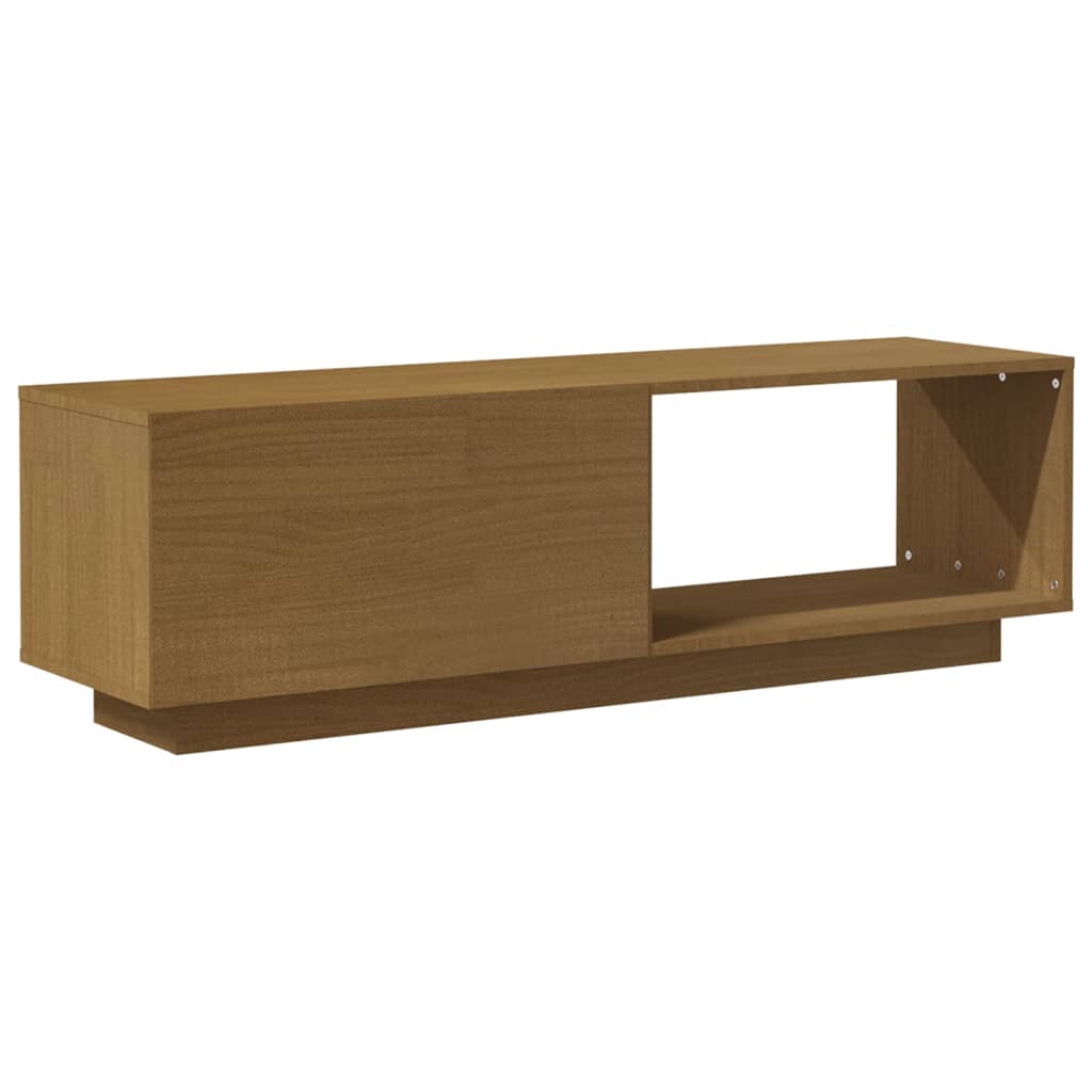 vidaXL Tv-meubel 110x30x33,5 cm massief grenenhout