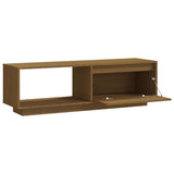 vidaXL Tv-meubel 110x30x33,5 cm massief grenenhout