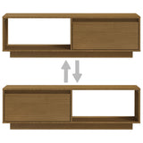 vidaXL Tv-meubel 110x30x33,5 cm massief grenenhout