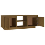 vidaXL TV Cabinet 110x30x40 cm Solid Acacia Wood