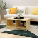 809906 vidaXL Salontafel 75x50x33,5 cm Massief Hout Grenen