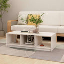 vidaXL Salontafel 110x50x34 cm massief vurenhout