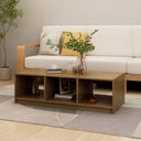vidaXL Salontafel 110x50x34 cm massief vurenhout