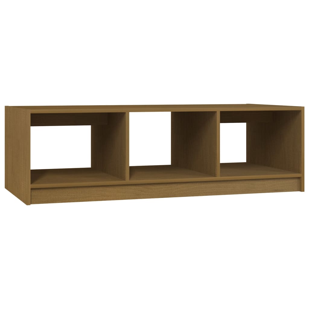 vidaXL Salontafel 110x50x34 cm massief vurenhout