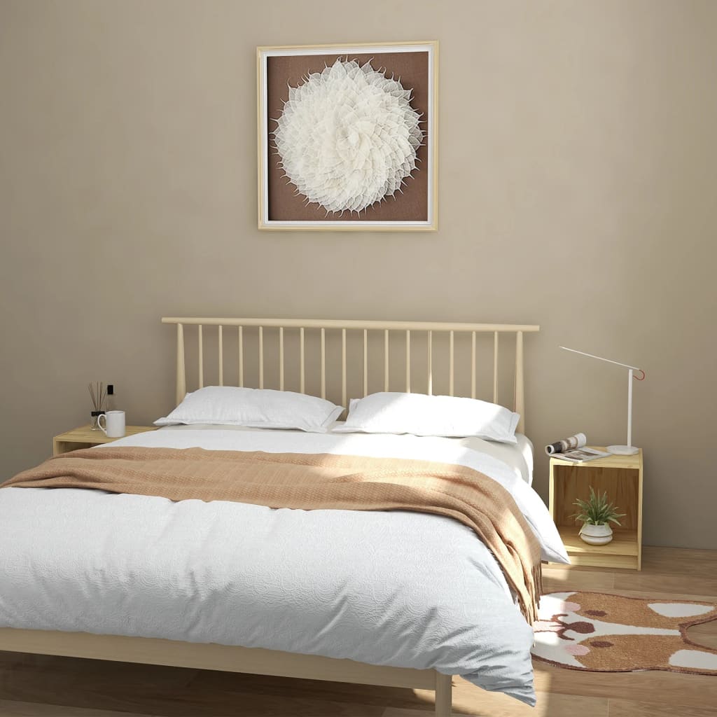 vidaXL Bedside Cabinet 35.5x33.5x41.5 cm Solid Pine Wood
