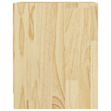 vidaXL Bedside Cabinet 35.5x33.5x41.5 cm Solid Pine Wood