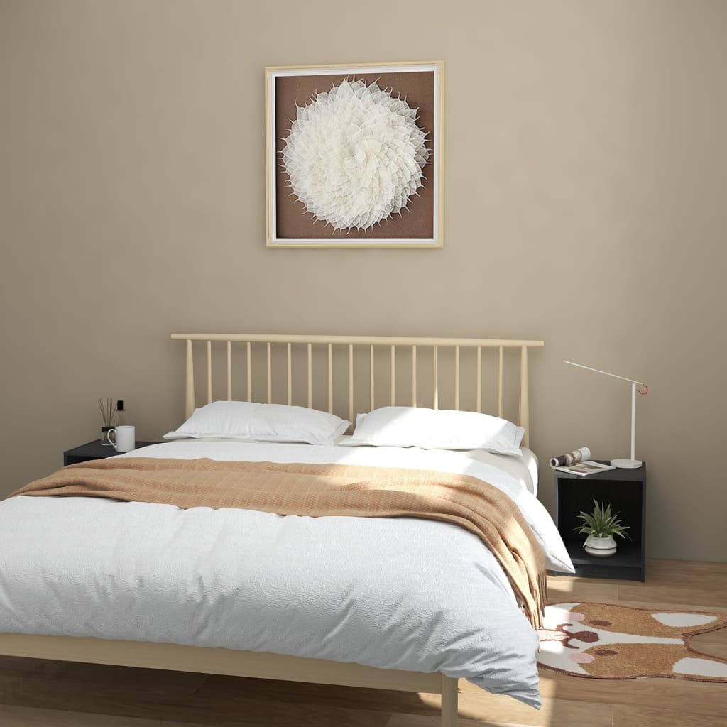 vidaXL Bedside Cabinet 35.5x33.5x41.5 cm Solid Pine Wood