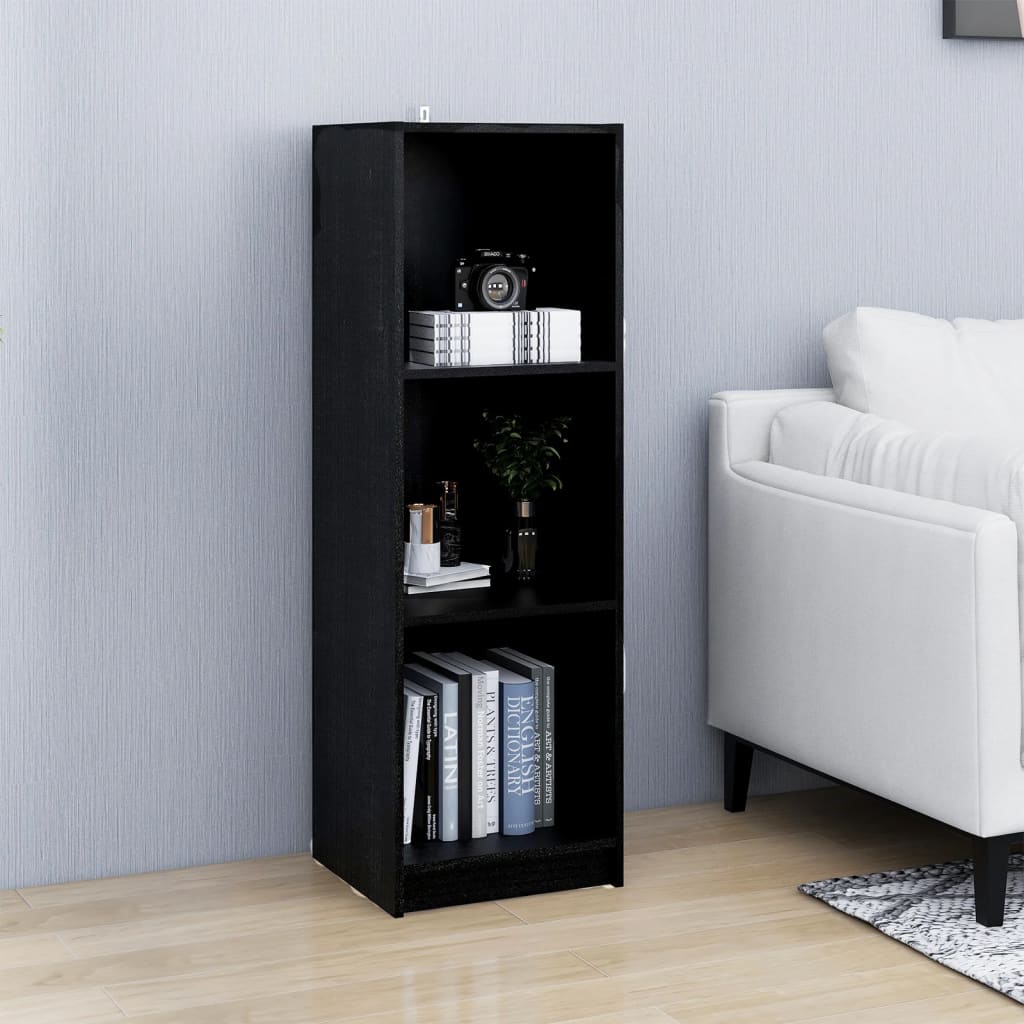 vidaXL Boekenkast/kamerscherm 36x33x110 cm massief grenenhout grijs