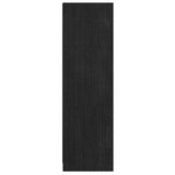 vidaXL Boekenkast/kamerscherm 36x33x110 cm massief grenenhout grijs