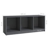 vidaXL Tv-meubel 104x33x41 cm massief grenenhout
