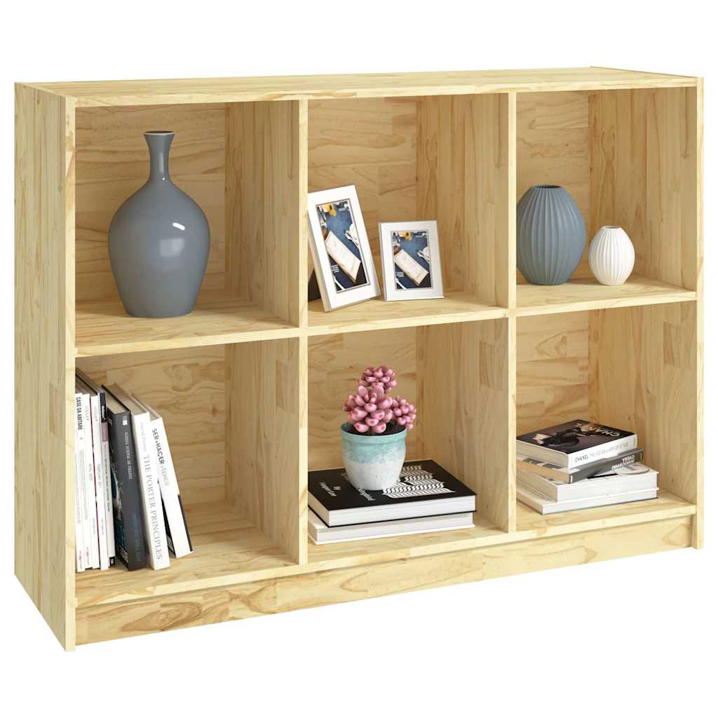 vidaXL Boekenkast 104x33x76 cm massief grenenhout