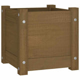 vidaXL Planters 2 pcs 31x31x31 cm solid pine wood