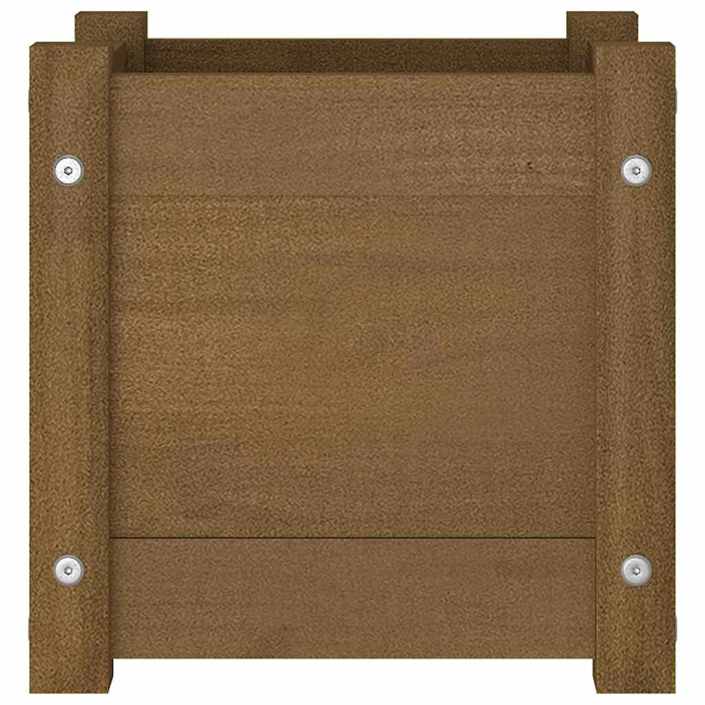 vidaXL Planters 2 pcs 31x31x31 cm solid pine wood