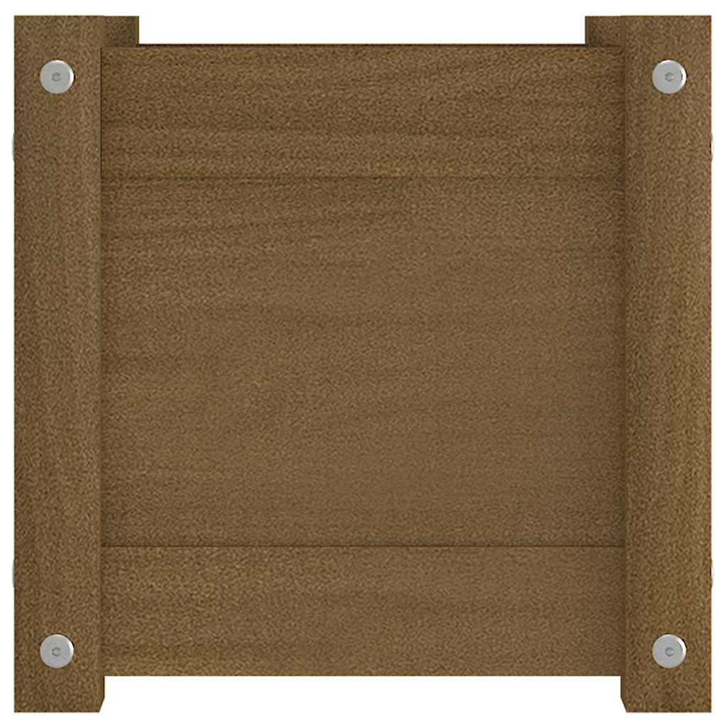vidaXL Planters 2 pcs 31x31x31 cm solid pine wood