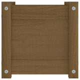 vidaXL Planters 2 pcs 31x31x31 cm solid pine wood