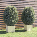 vidaXL Plantenbakken 2 st 40x40x40 cm massief grenenhout