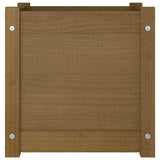 vidaXL Plantenbakken 2 st 40x40x40 cm massief grenenhout