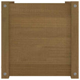 vidaXL Plantenbakken 2 st 40x40x40 cm massief grenenhout