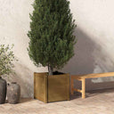 vidaXL Planters 2 pcs 50x50x50 cm solid pine wood